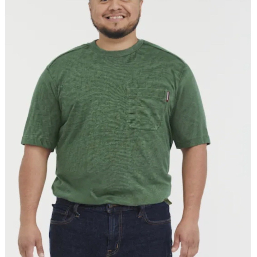 Classic Ss Wolverine Men's‎ T-shirt XLT Color Bronze Green